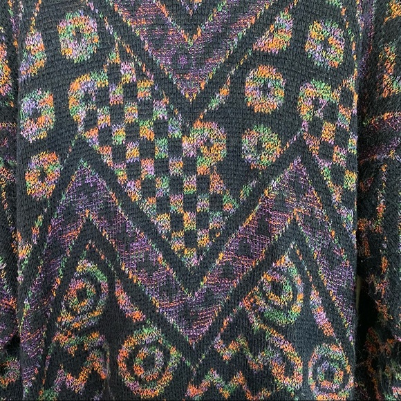 Asymmetrical Close, Wool-Blend, Vintage, Duster, Cardigan Sweater with Pockets - Picture 8 of 15